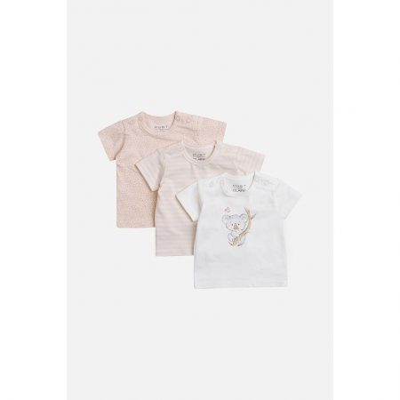 T-Shirt 3-er Set 'Alvi' - Rosé